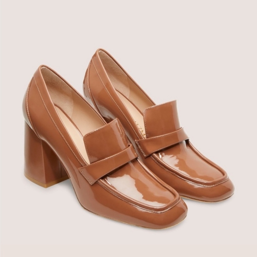 Stuart Weitzman, heeled loafers - brand new
"Sleek 85" loafers